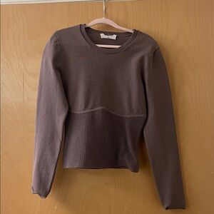 Babaton Chocolate Brown Sweatshirt
